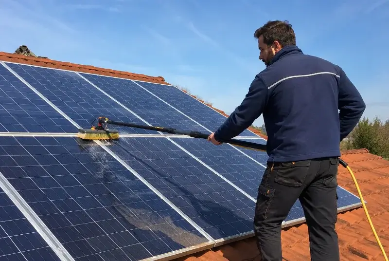 Nettoyage et entretien de panneaux solaires à Villefranche-de-Conflent